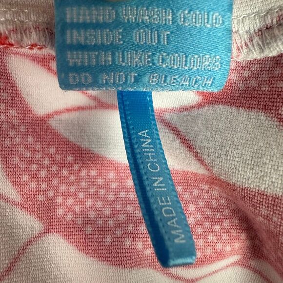 J. McLaughlin Small Sophia Dress Red White - Picture 5 of 5